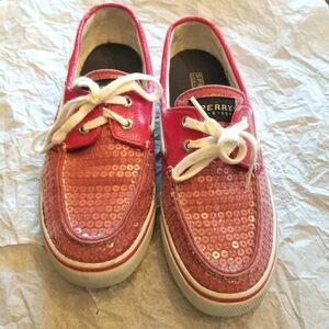 Sperry Top Sider - Red Sequin